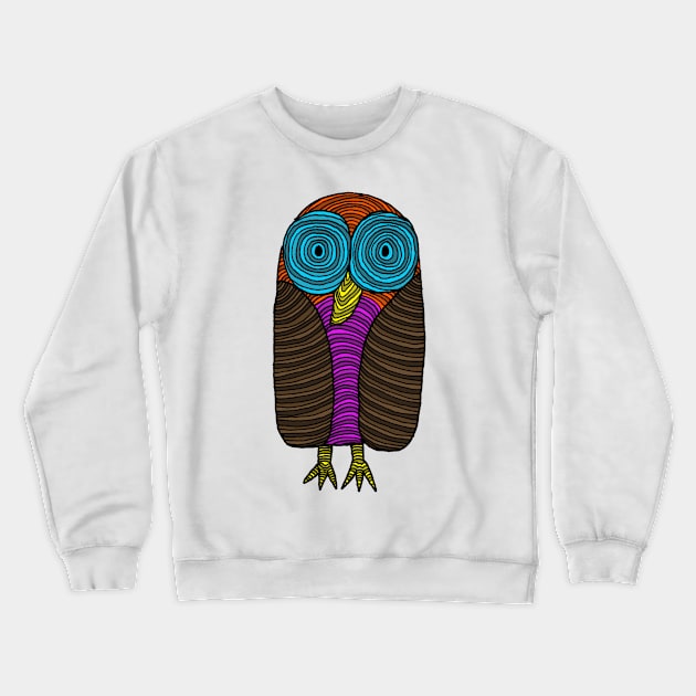 Owl Crewneck Sweatshirt by Gioco1